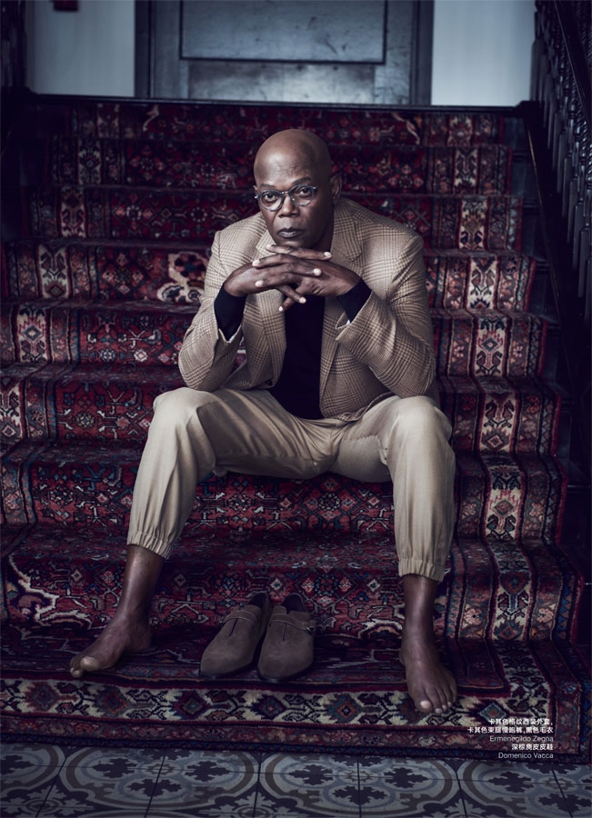 Samuel L. Jackson. photographs. for the October issue of. 