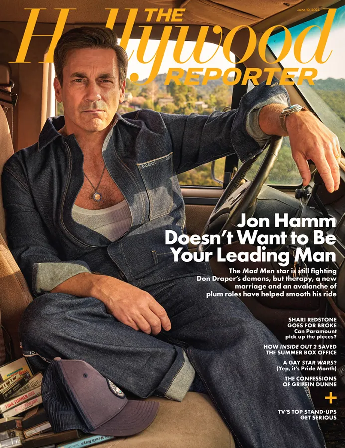 Gavin Bond photographs Jon Hamm forthe Hollywood Reporter